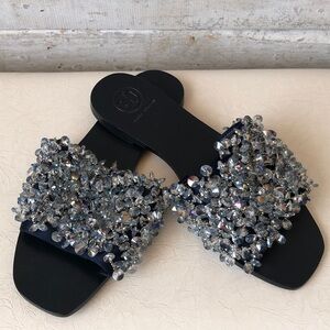 Tory Burch Crystal Embellished Sandals